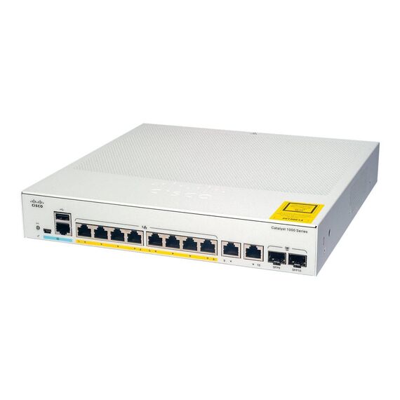 Cisco Catalyst 10008T-E-2G-L Switch Managed 8 C1000-8T-E-2G-L