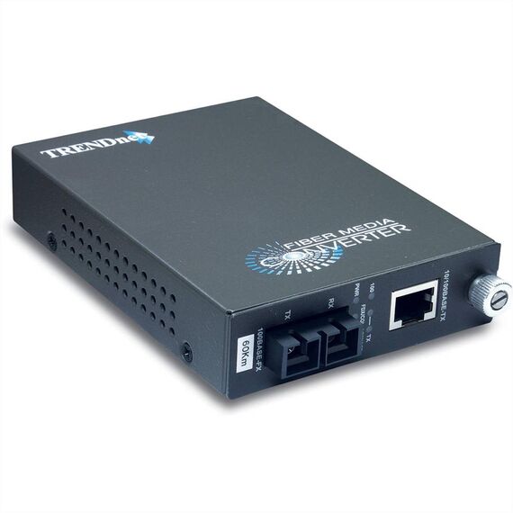 TRENDnet TFC110 S60 Fibre media converter 100Mb LAN TFC-110S60
