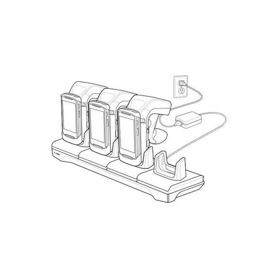 Zebra 4Slot Charging Cradle Battery charger CRD4S-RFD8500-1R
