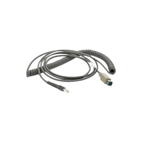 Zebra USB power cable 5 12 V 4.57 m coiled for CBAU28-C15ZBR