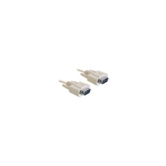 Delock Serial cable DB9 (M) to DB-9 (M) 2 m beige 82981
