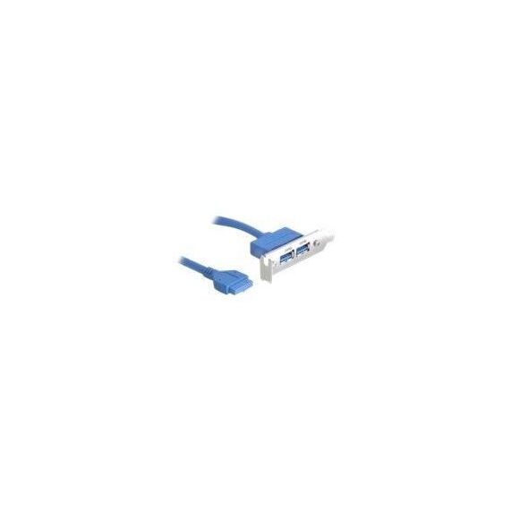 Delock Slot bracket USB panel 19 pin USB 3.0 header (F) 82976
