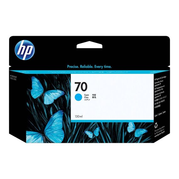 HP 70 130 ml cyan original DesignJet ink cartridge  C9452A