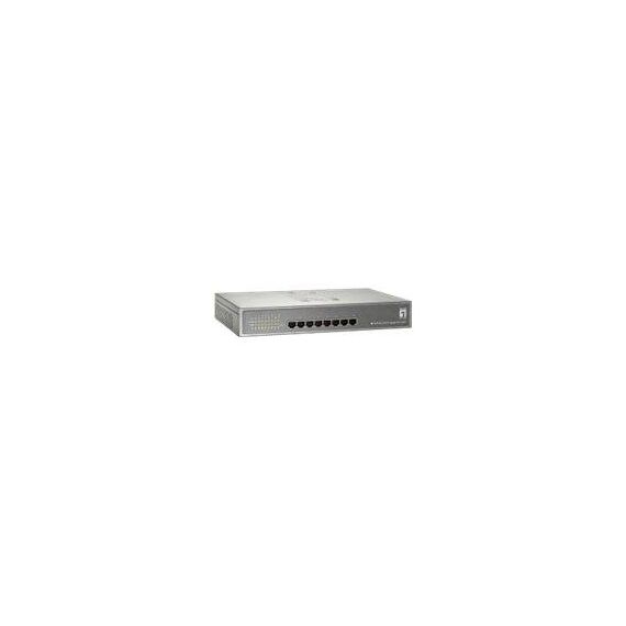 LevelOne GEP0821 Switch 8 x 101001000 (PoE) desktop GEP-0821