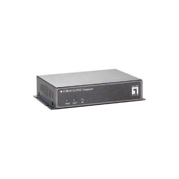 LevelOne POR0100 PoE Repeater Repeater 100Mb LAN POR-0100