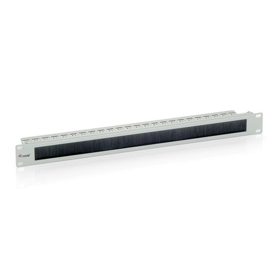 equip / Rack Premium 19" Brush Panel, Light Grey (RAL 7035)