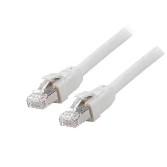 equip / Patch cable / Cat 8.1 S/FTP Patch Cable, LSOH, Grey, 1.0m