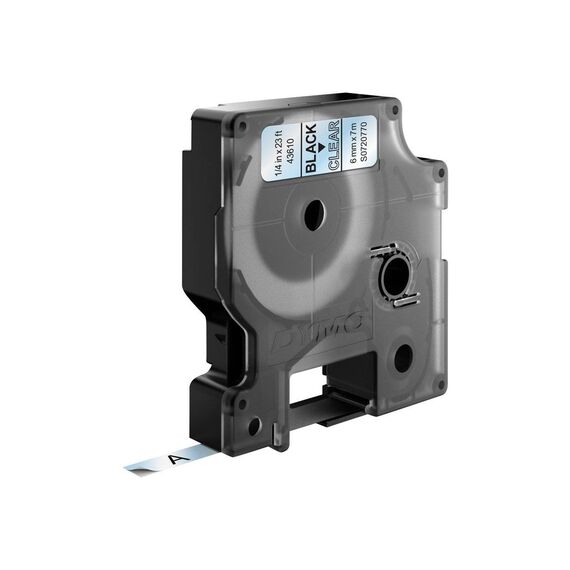 DYMO D1 Glossy black on clear Roll (0.6cm x 7m) 1 S0720770