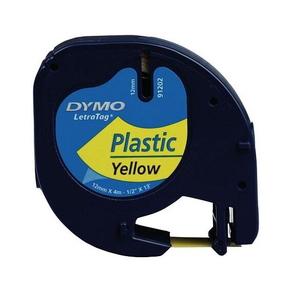 Esselte / Black, yellow / Roll (1.2 cm x 4 m) 1 roll(s) laminated tape