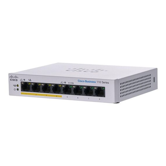 Cisco Business 110 Series 1108PP-D Switch CBS110-8PP-D-EU