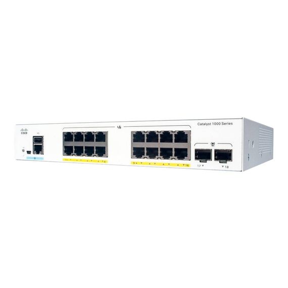 Cisco Catalyst 100016T-2G-L Switch Managed 16 x C1000-16T-2G-L