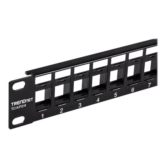 TRENDnet TCKP24 Patch panel (blank) rack mountable 1U TC-KP24