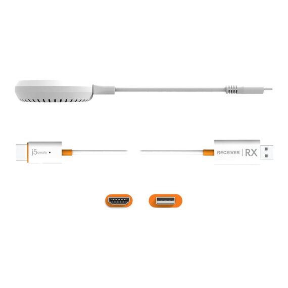 j5create JVAW62 ScreenCast USBC Wireless videoaudio JVAW62-N