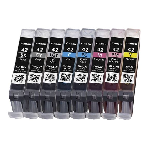 Canon CLI42 BKGYLGCMYPCPM Multipack 8-pack grey, 6384B010