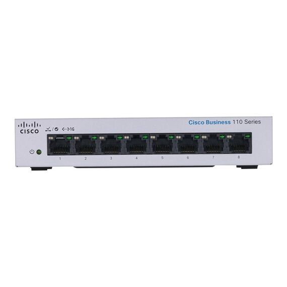 Cisco Business 110 Series 1108T-D Switch CBS110-8T-D-EU