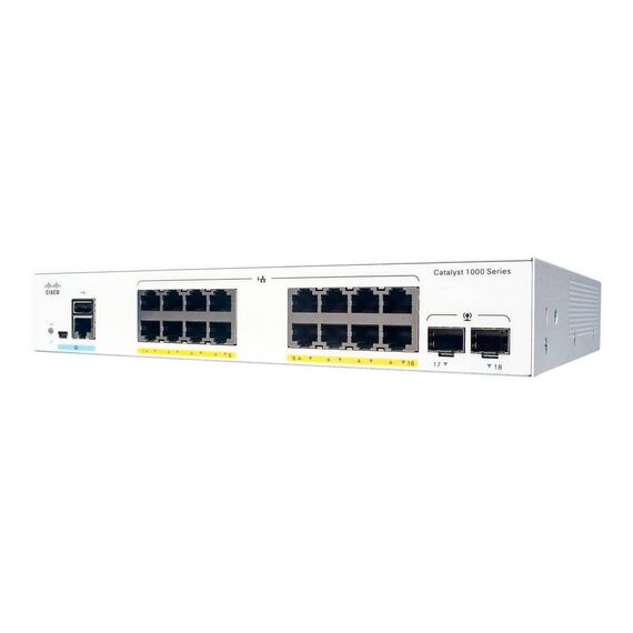 Cisco Catalyst 100016FP-2G-L Switch Managed 16 C1000-16FP-2G-L