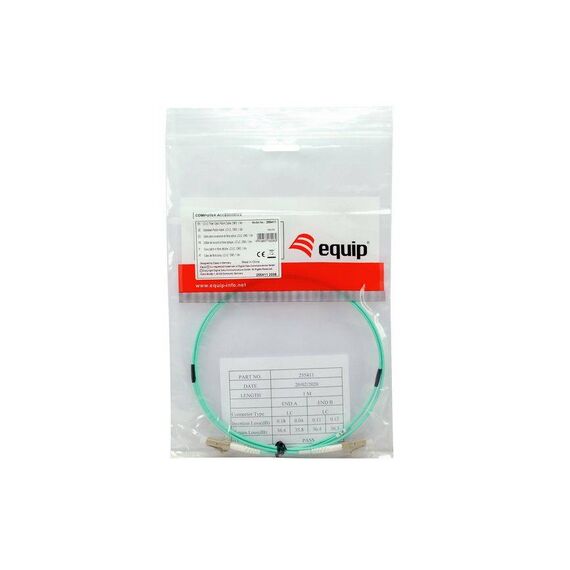 Equip LC LC Fiber Optic Patch Cable, OM3, 30m 255230
