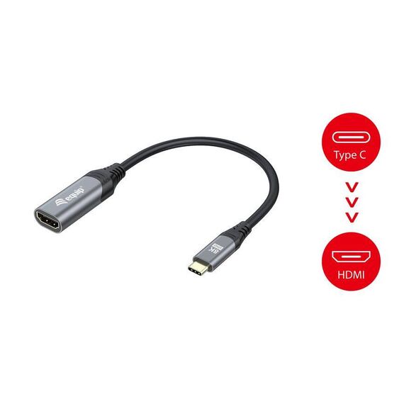 Equip USB-C to HDMI 2.1 Adapter, 8K 30Hz 133492