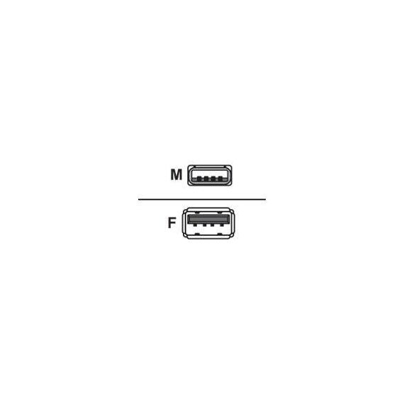 Equip USB extension cable USB (M) to USB (F) USB 2.0 5 m 128852