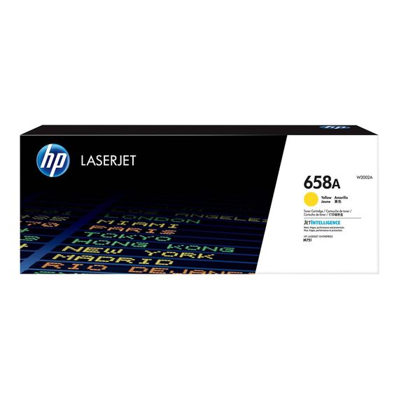 HP 658A Yellow original LaserJet toner cartridge W2002A