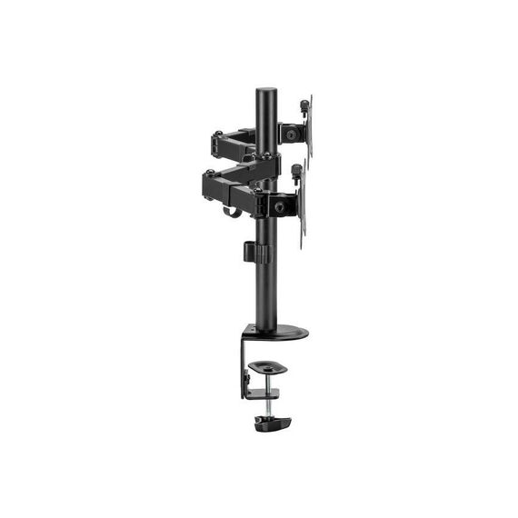 equip 17"-32" Articulating Dual Monitor Desk Mount Bracket 650157