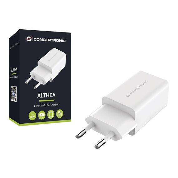 Conceptronic ALTHEA Power adapter 12 Watt 2 output ALTHEA06W