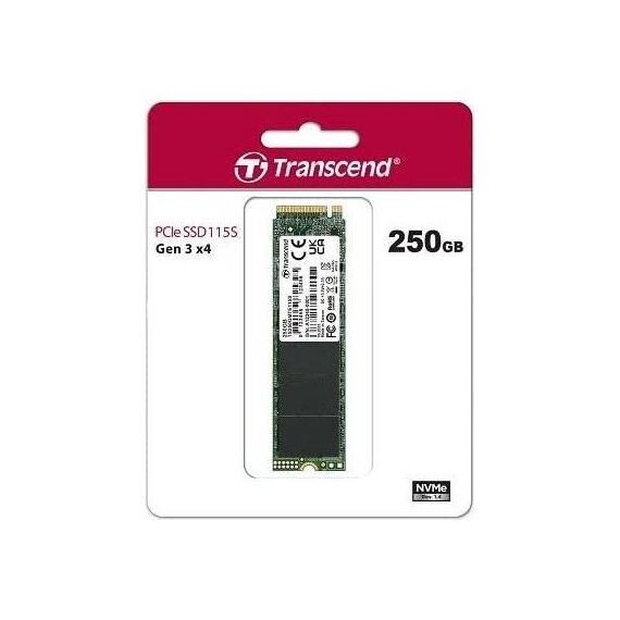 Transcend 115S SSD 250 GB internal M.2 2280 TS250GMTE115S