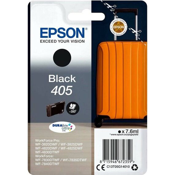 Epson 405 7.6 ml black original ink cartridge C13T05G14010