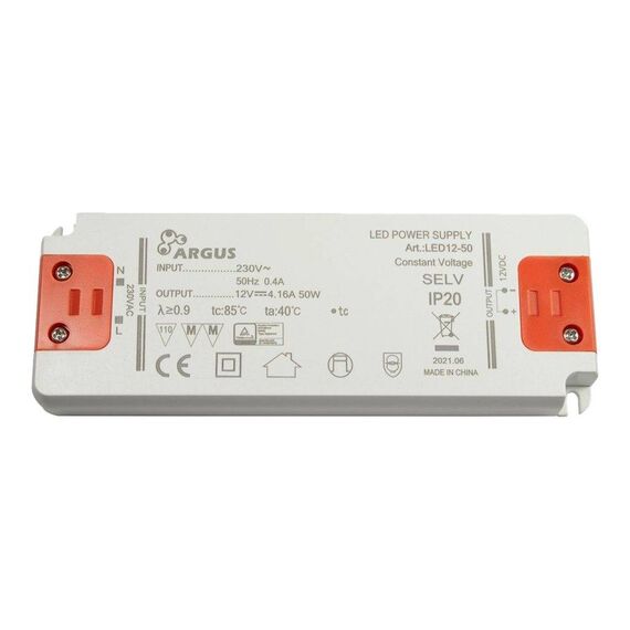 InterTech LED12-50 LED driver 50 Watt 4.16 A (2-pole 88882200