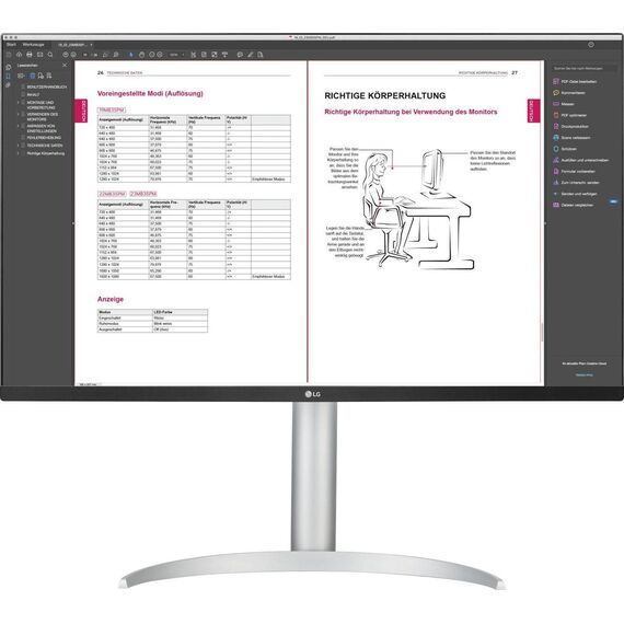 LG UltraFine 32UP55NPW LED monitor 32 32UP55NP-W