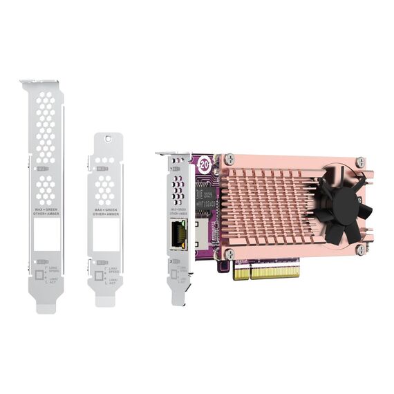 QNAP QM22P10G1TB Storage controller M.2 PCIe QM2-2P10G1TB