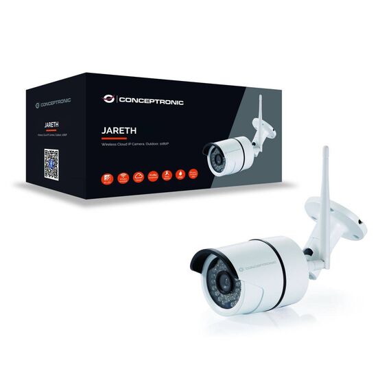 Conceptronic Wireless Cloud IP Camera, Outdoor, 1080P  JARETH03W
