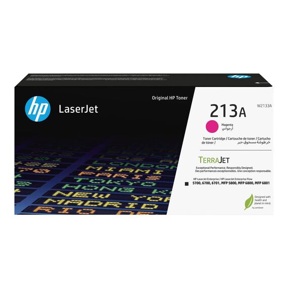 HP 213A Magenta original LaserJet toner cartridge W2133A