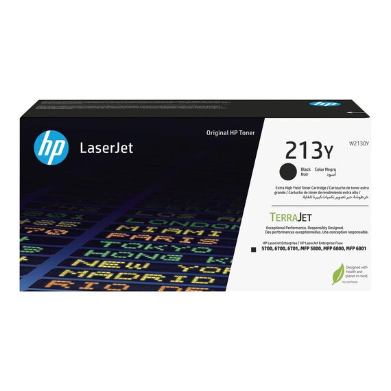HP 213Y Extra High Yield black original LaserJet toner W2130Y