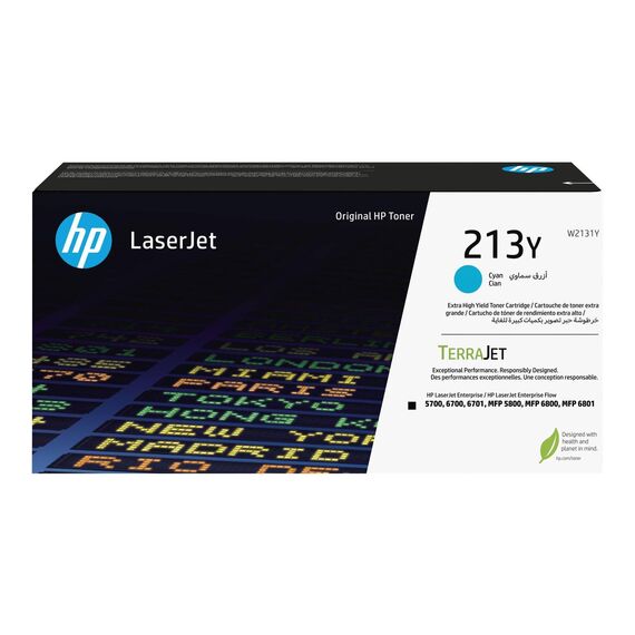 HP 213Y Extra High Yield cyan original LaserJet toner W2131Y