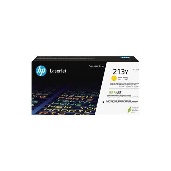 HP 213Y Extra High Yield yellow original LaserJet toner W2132Y