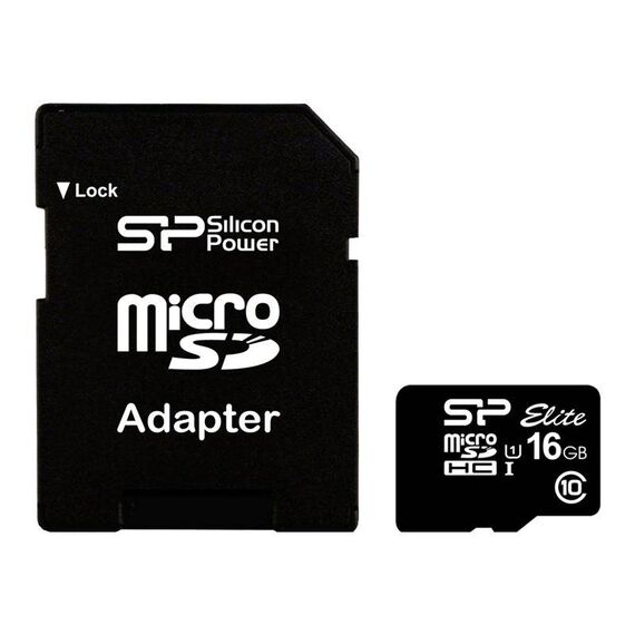 SILICON POWER Elite Flash memory card 16GB  SP016GBSTHBU1V10SP