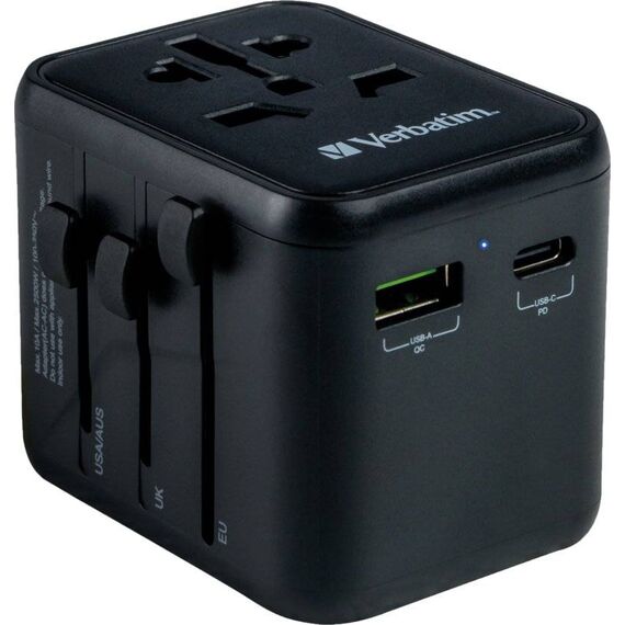 Verbatim World Universal Travel Adapter 49544