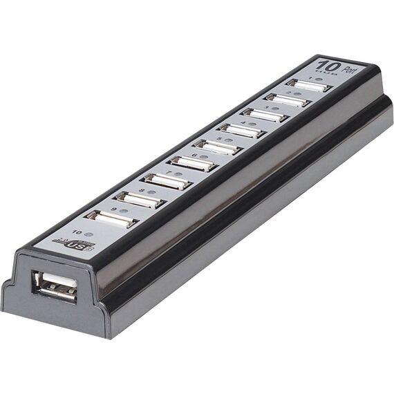 Manhattan USBA 10Port Desktop Hub 161572