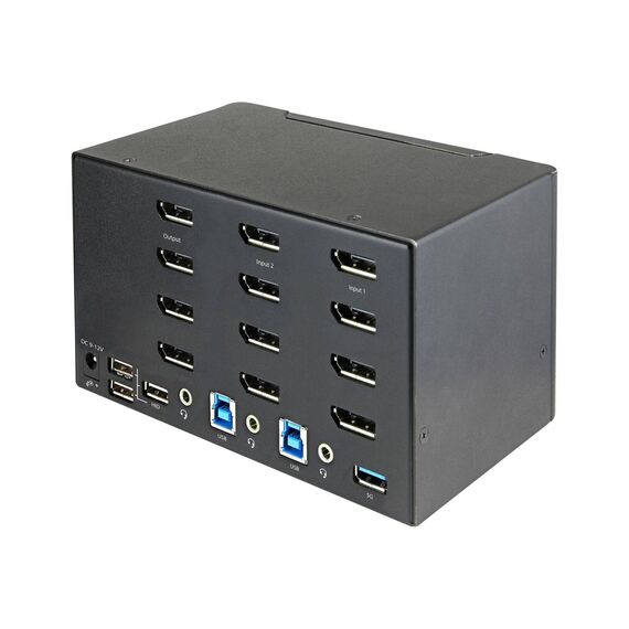 StarTech.com 2 Port Quad Monitor KVM switch SV231QDPU34K