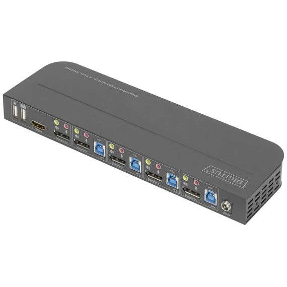 DIGITUS KVM audio switch 4 x KVM DS12890