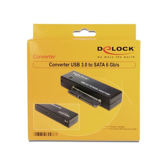 DeLOCK Converter USB 3.0 to SATA Storage controller SATA 62486