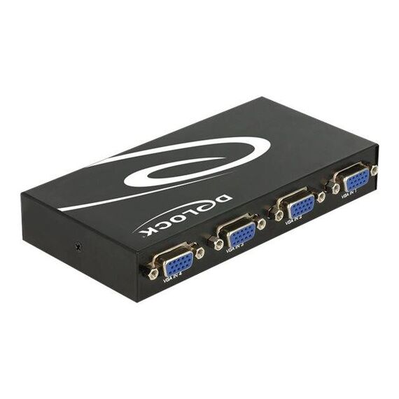 DeLock Switch VGA 4 port manual bidirectional Monitor 87635