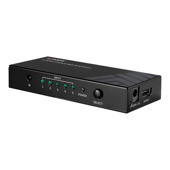 Lindy 5 Port HDMI 2.0 18G Switch 38233