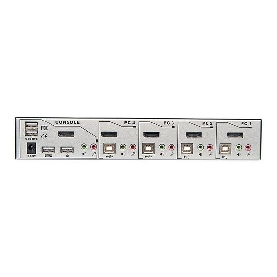 Lindy KVM Switch Pro DisplayPort USB 2.0 Audio 39305