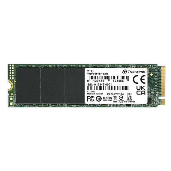 Transcend 110S SSD 2 TB internal M.2 2280 PCIe 3.0 TS2TMTE110S