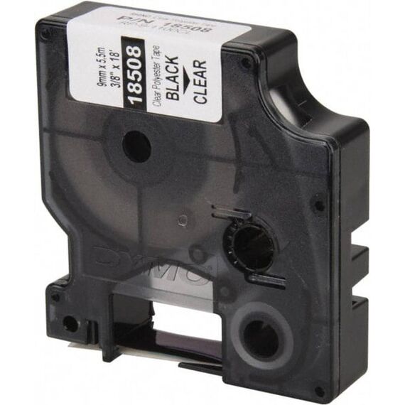 DYMO D1 Black on clear Roll 18508DMO
