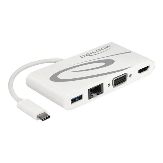 DeLOCK Retail Pack docking station USBC 3.1 VGA, HDMI 87731