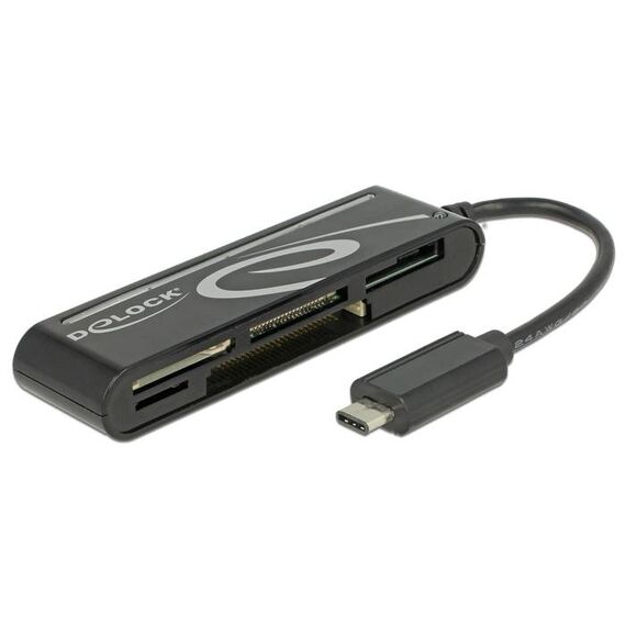 DeLOCK USB 2.0 Card Reader USB TypeC male 5 Slots Card 91739