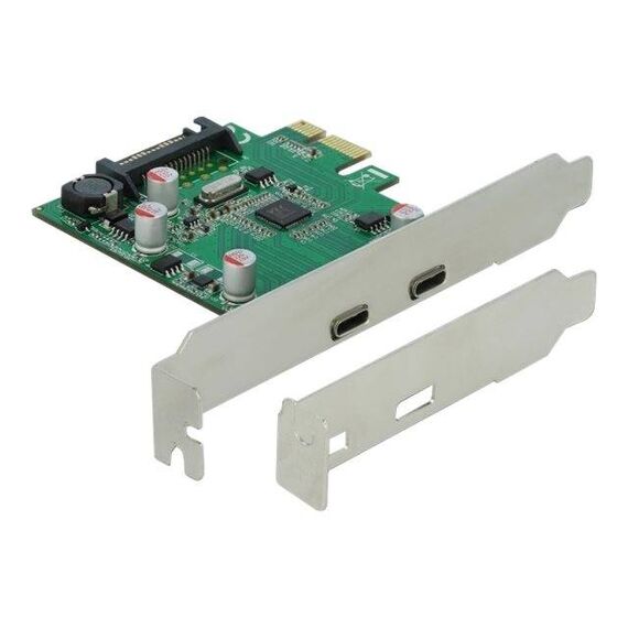 DeLock USB adapter PCIe 2.0 low profile USBC 3.2 Gen 1 x 90493